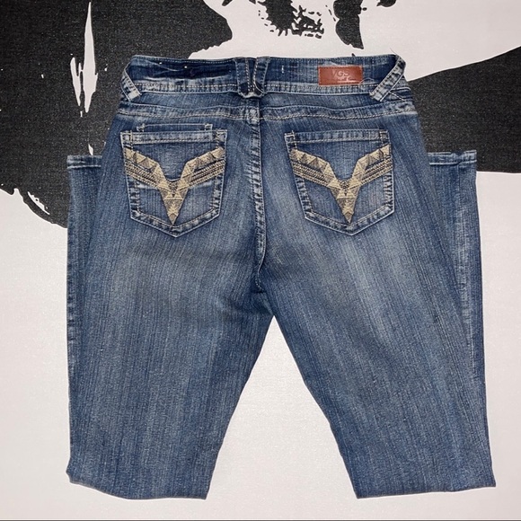 VGS Jeans Vgs Denim For All Time Straight Leg Medium Blue Stone